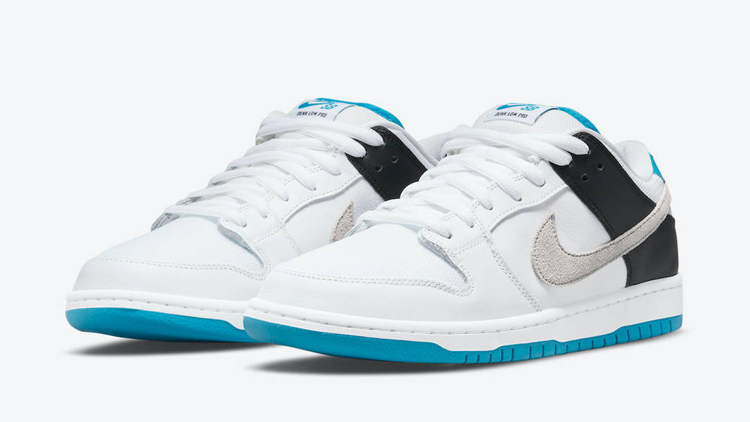 Nike SB Dunk Low Neutral Grey Laser Blue BQ6817-101 The Sole