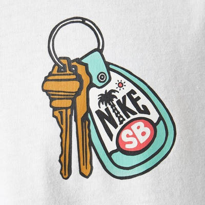 Nike SB Keys T-Shirt White Detail 3