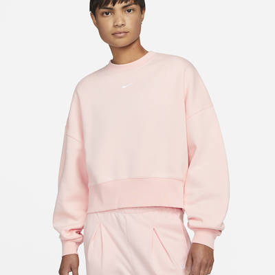 Nike Sportswear Collection Essentials Oversized Fleece Crew Sweatshirt DJ7665-610