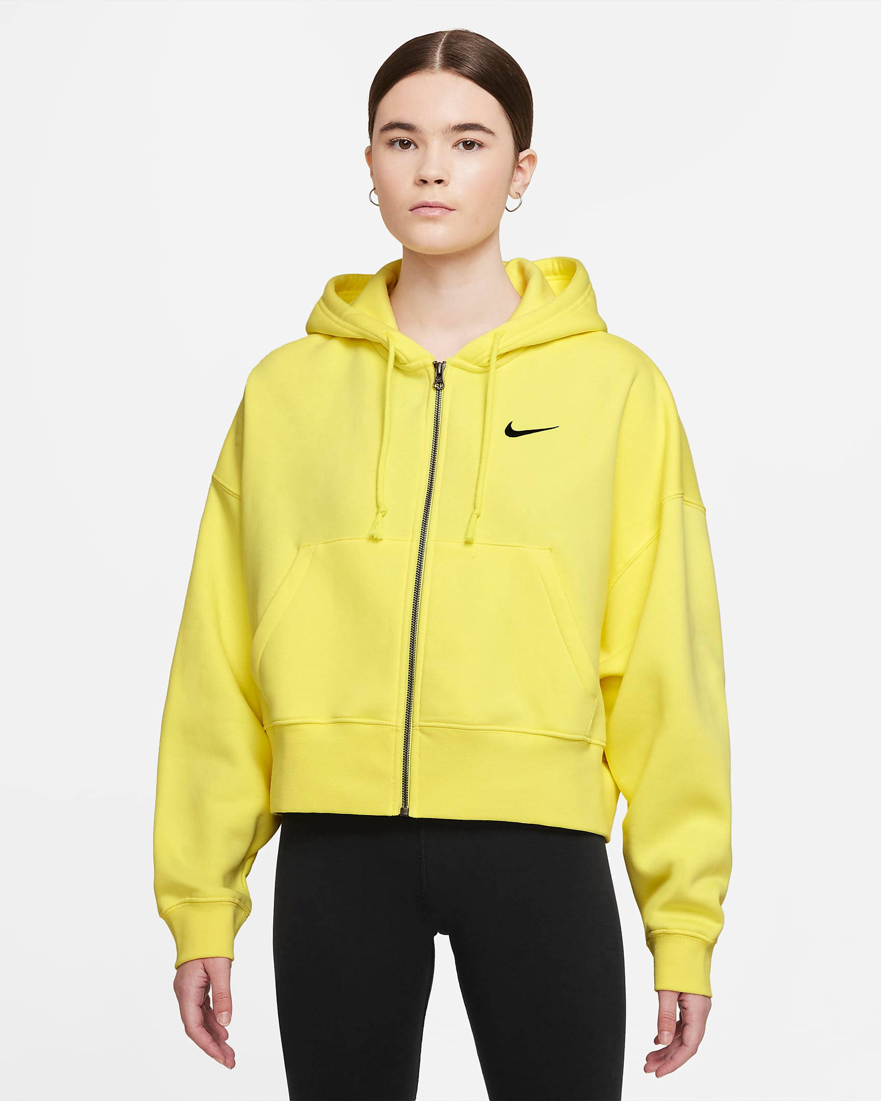 nike yellow sweatshirt women's