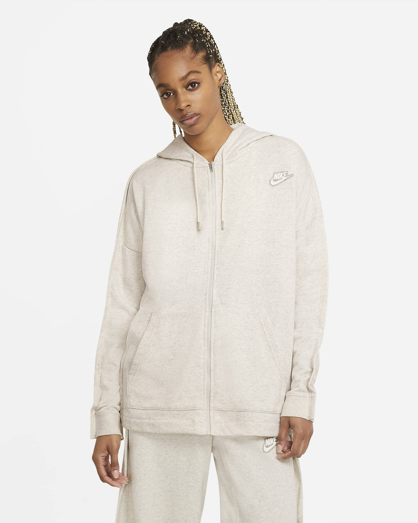 nike french terry hoodie women's