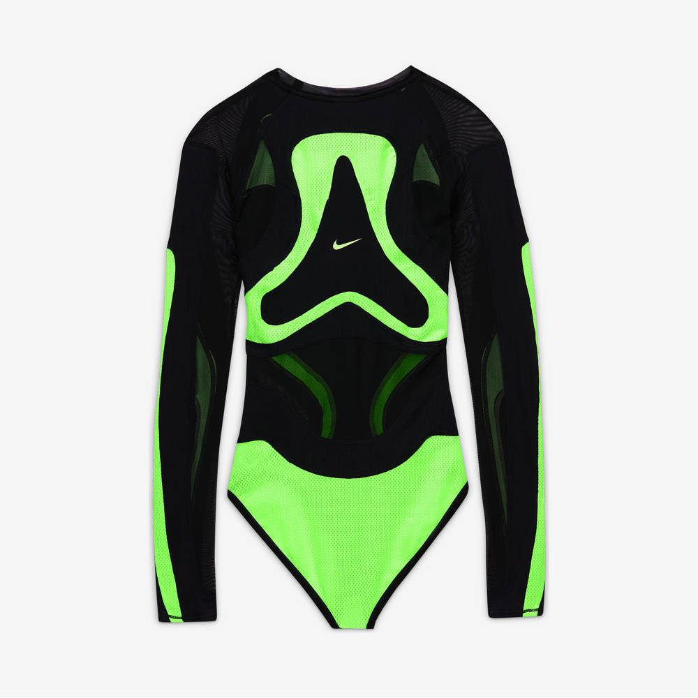 Nike Sportswear ISPA Bodysuit - Lime Blast Black | The Sole Supplier
