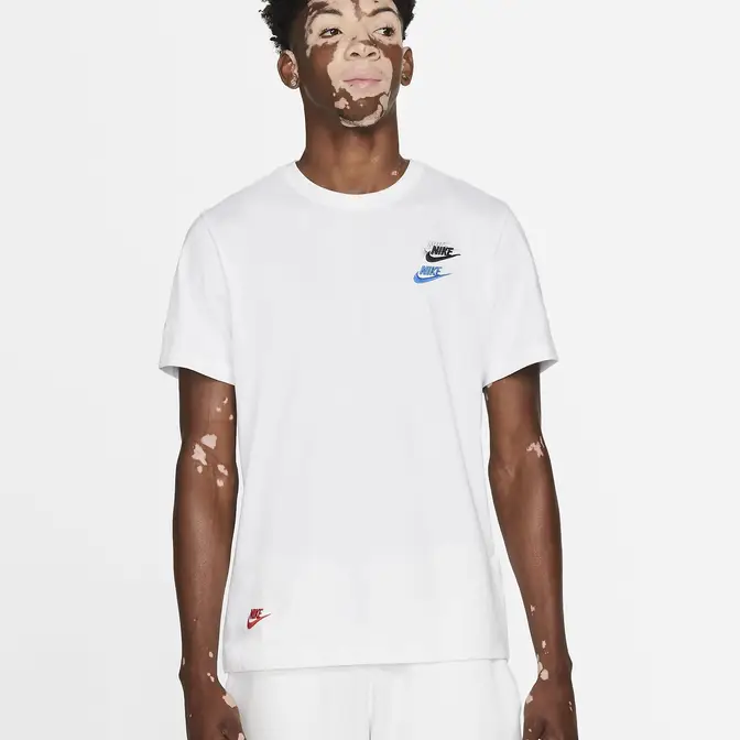 nike sportswear men's club embroidered futura tee