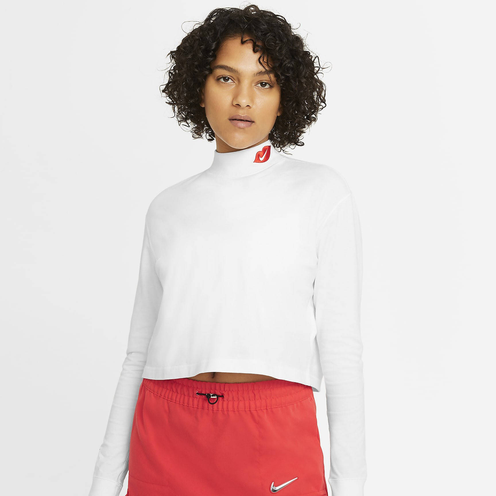 Nike Sportswear Long-Sleeve Mock T-Shirt