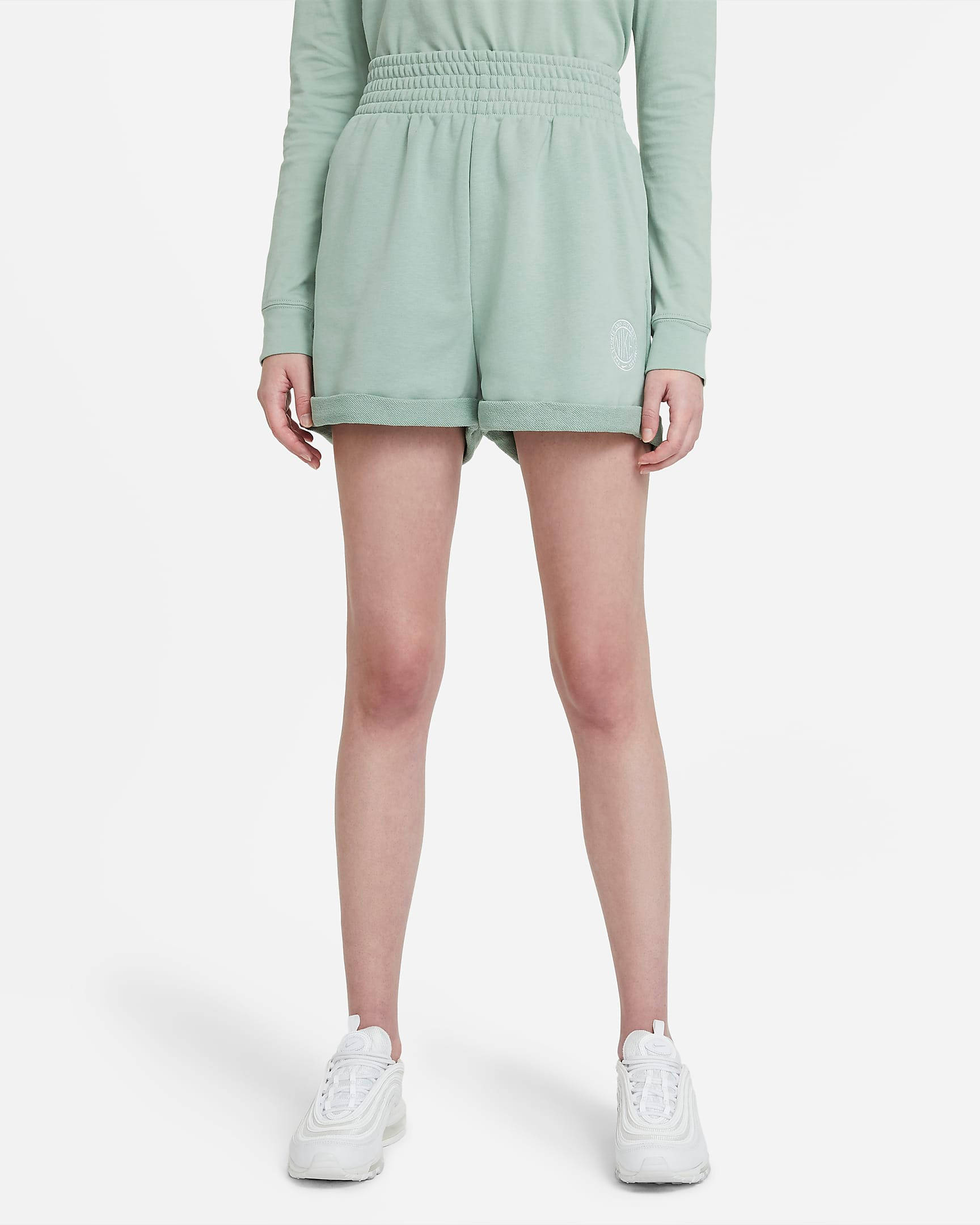 nike sportswear shorts green
