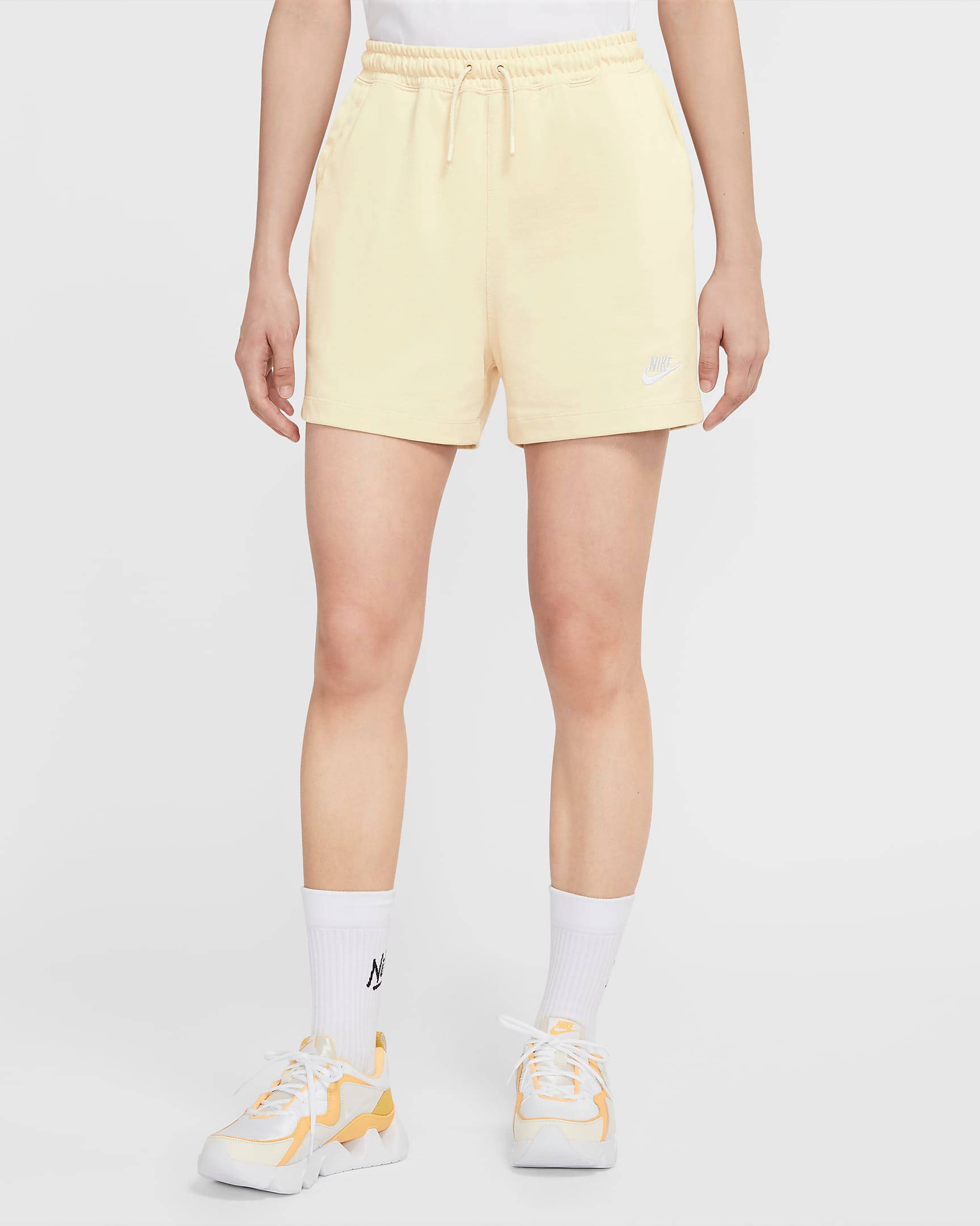 nike sportswear shorts yellow