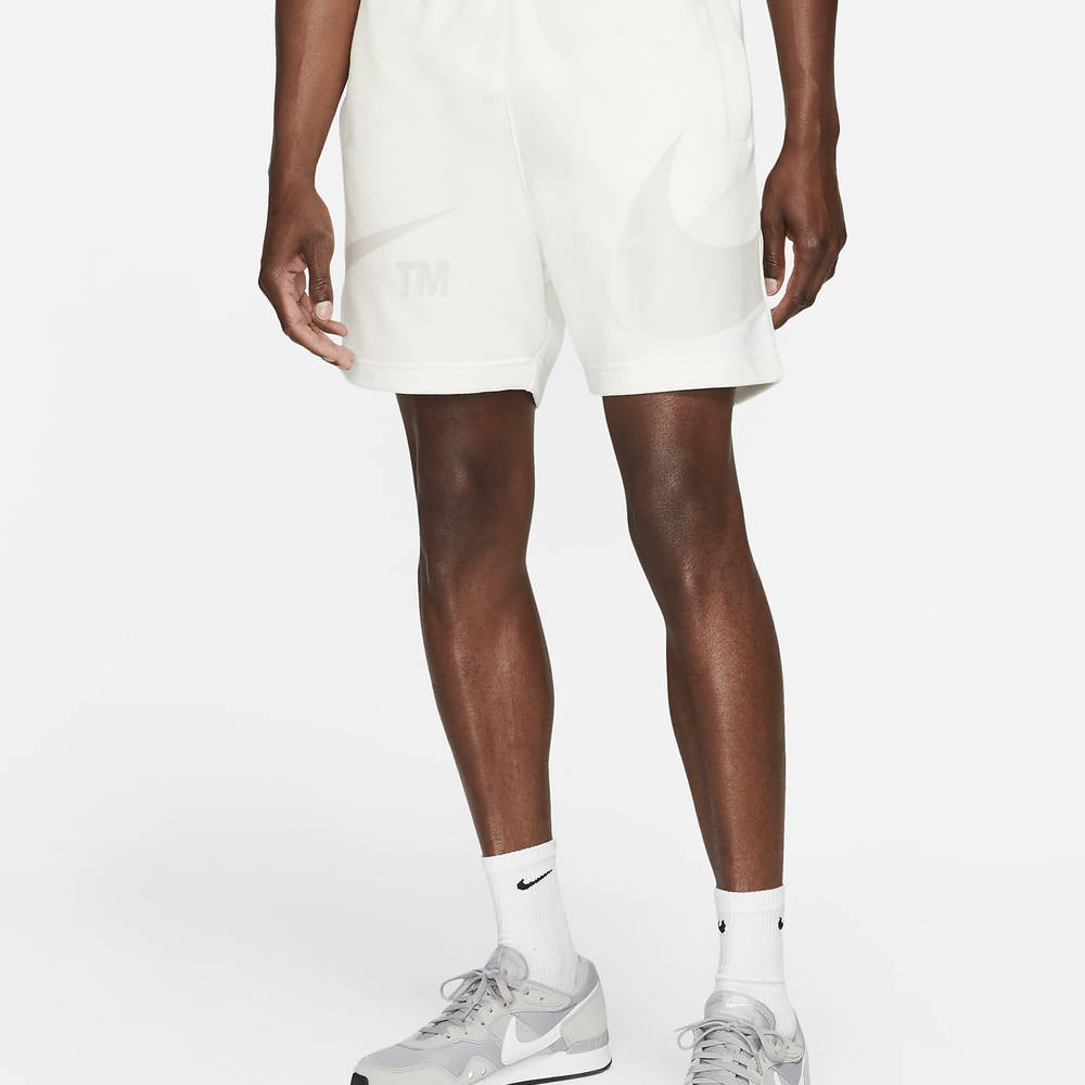 Nike Sportswear Swoosh French Terry Shorts - Sail | The Sole Supplier