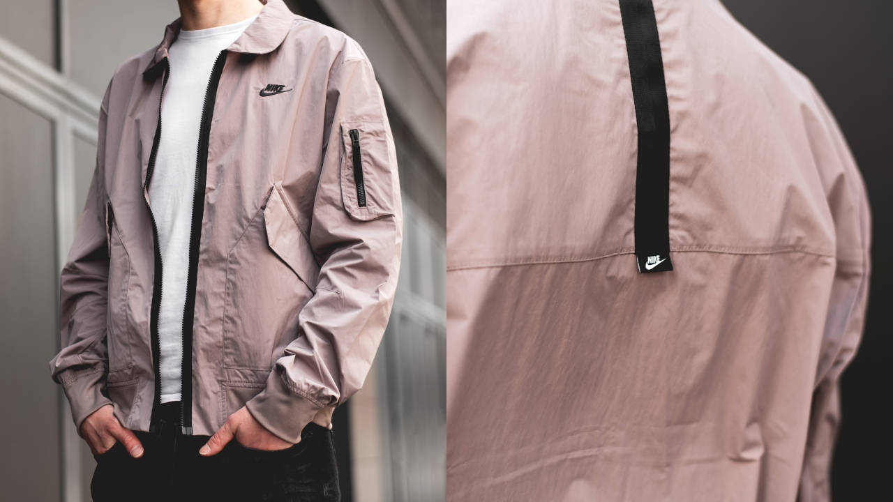 Add Some Mid-weight Style to Your Fits With This Nike Sportswear Premium Essentials Unlined Bomber Jacket