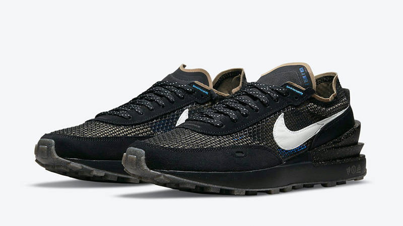 Nike Waffle One Black DM6162-010 front