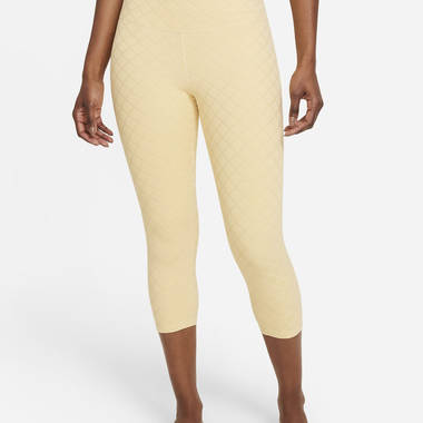 Nike Yoga Luxe High-Waisted Jacquard Capri Leggings Nike Yoga Luxe High-Waisted Jacquard Capri Leggings