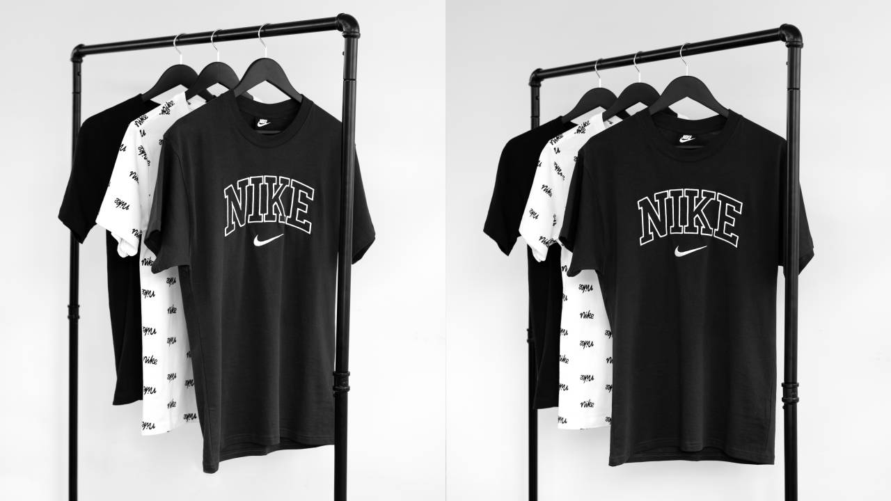 Add Some Monochrome Style to Your Fits With One of These Three Black and White Nike Tees