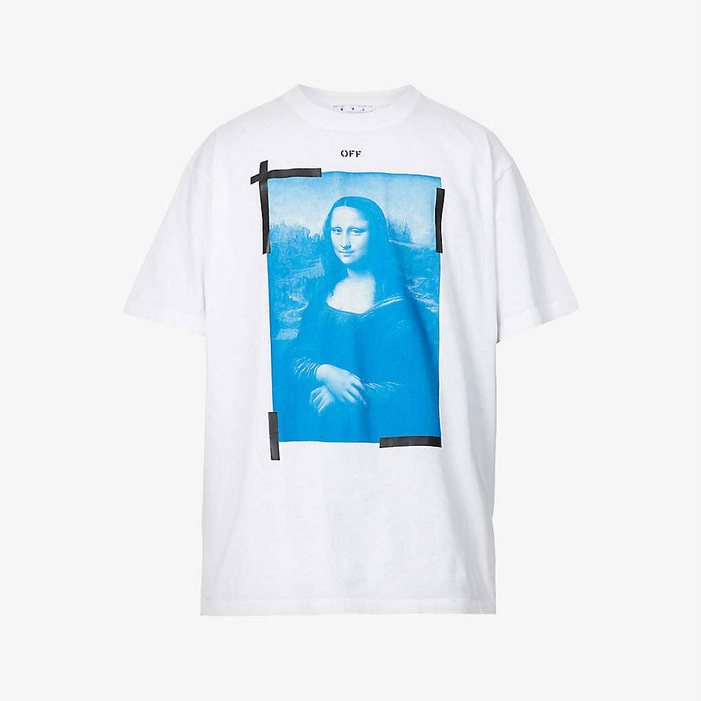 Off-White c-o Virgil Abloh Monalisa Graphic-Print Top