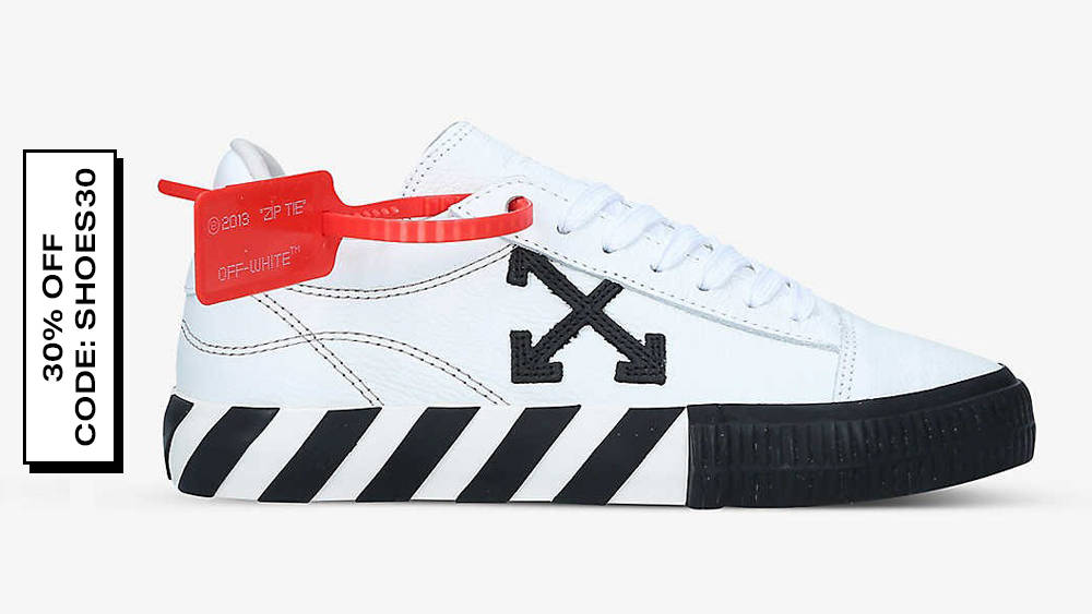 Off-White c-o Virgil Abloh Vulcanized Leather Low-Top White