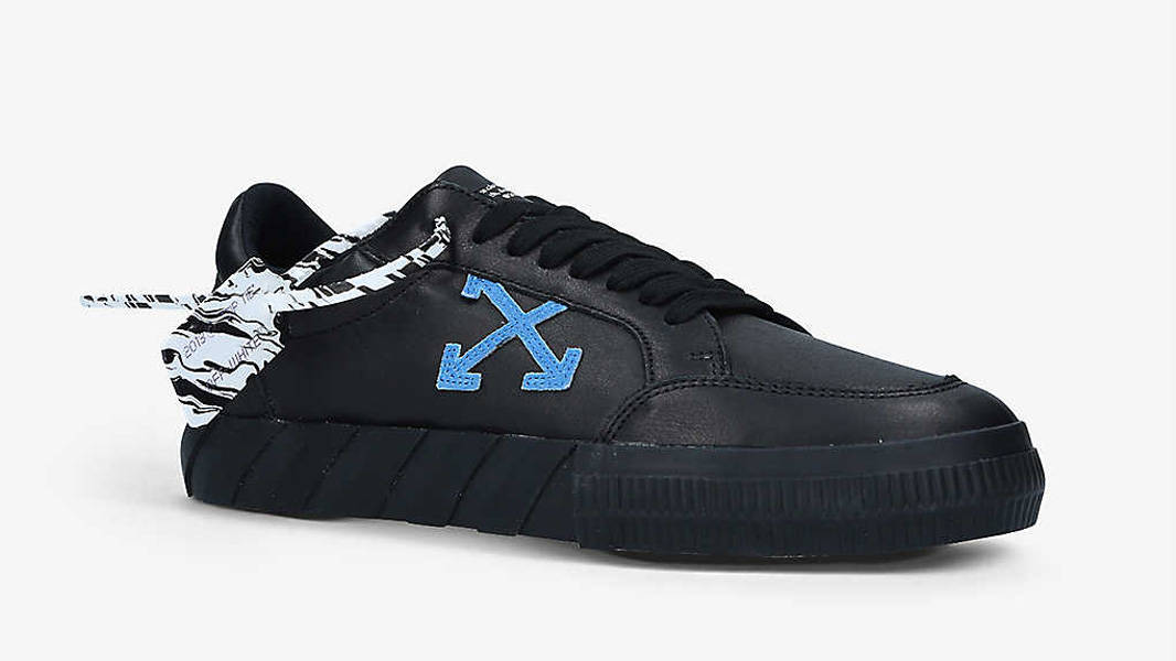 Off-White c/o Virgil Abloh Vulcanized Low Black Blue Front