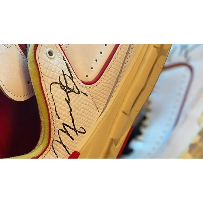 Off-White x Air Jordan 2 Low White Red DJ4375-106 Release Date - SBD