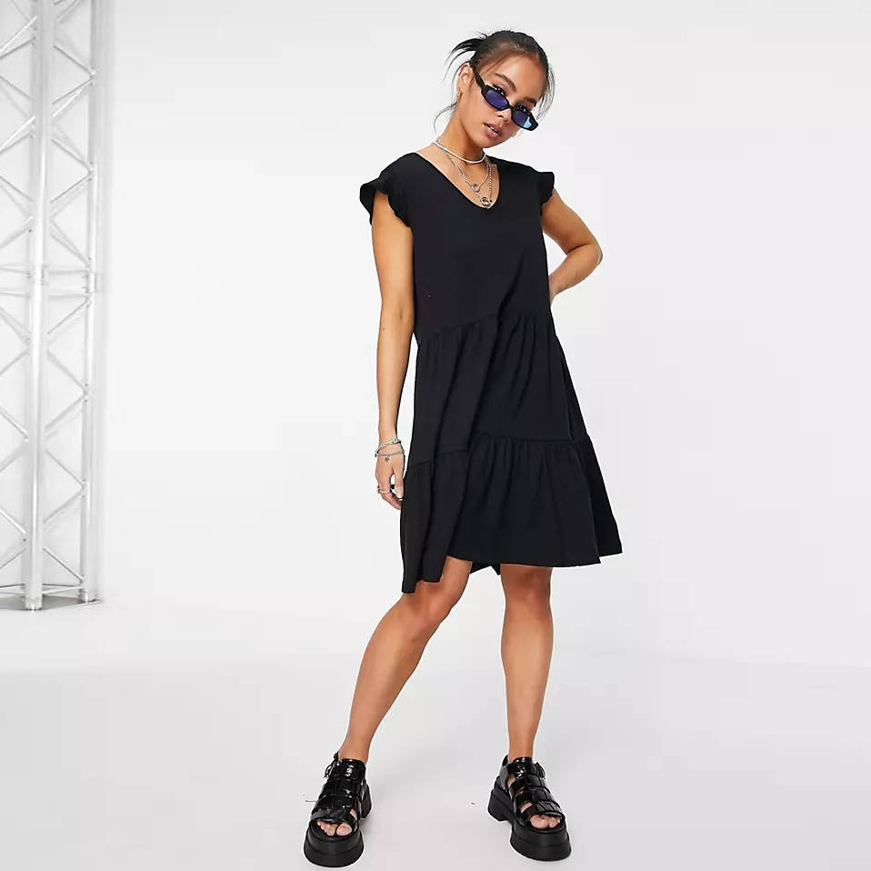 Only V-Neck Mini Dress