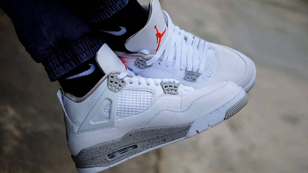Image via s.sam.group Air Jordan 4 "White Oreo"