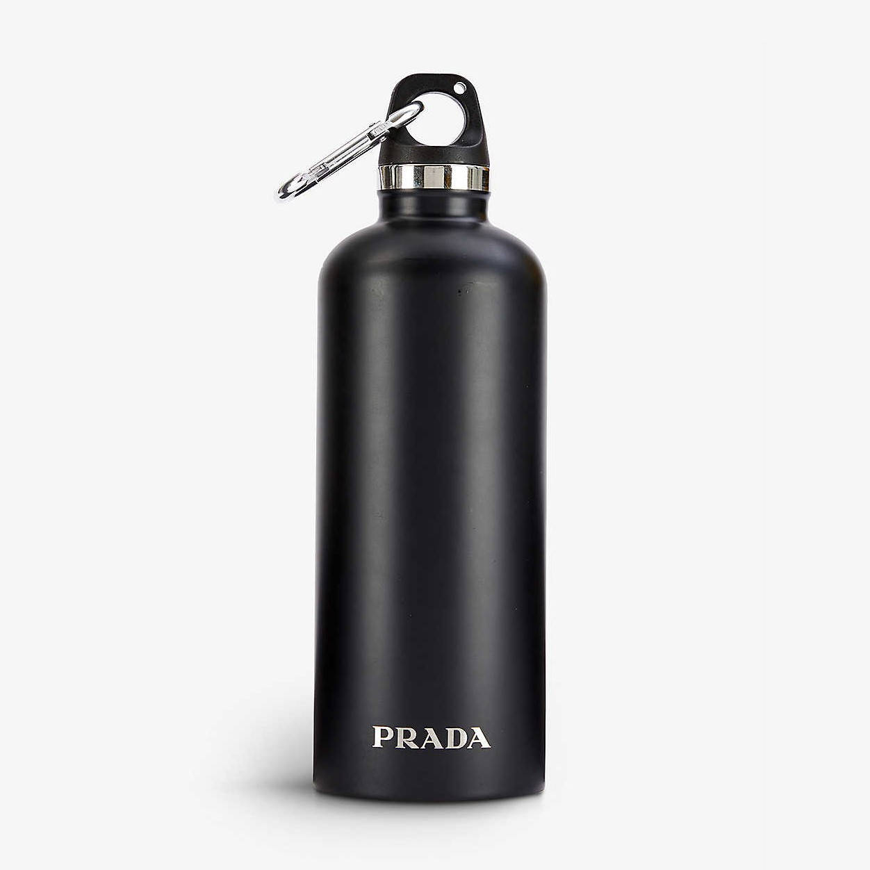 Prada Logo-Print Steel Water Bottle
