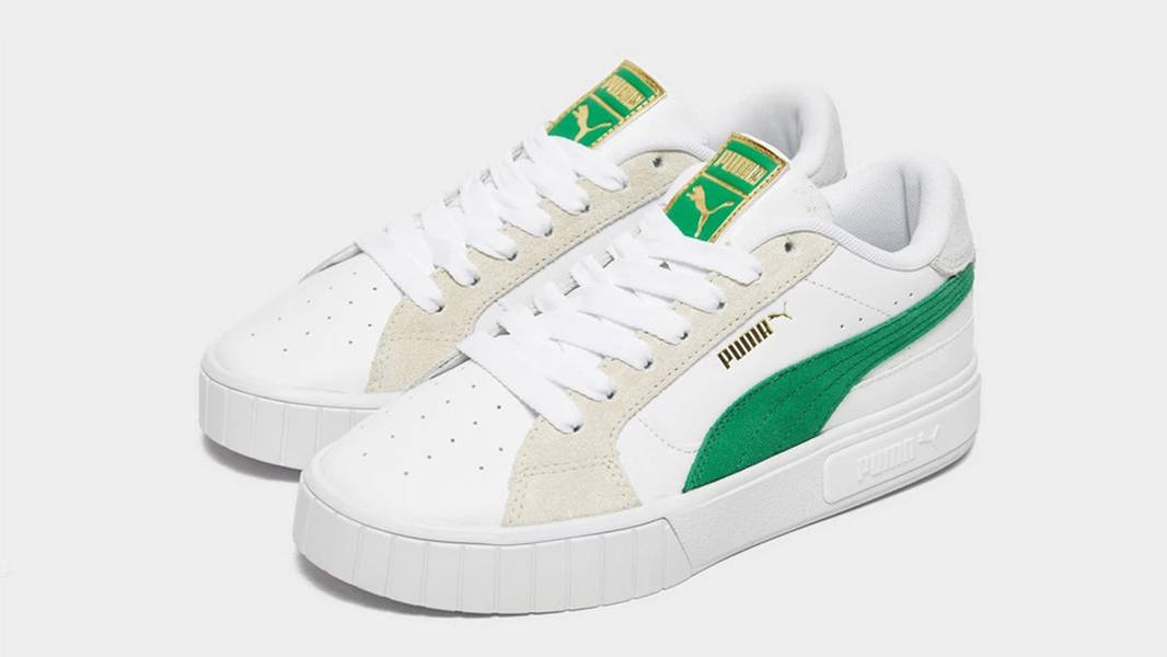 PUMA Cali Star White Beige Green