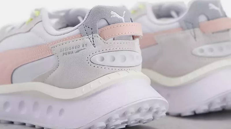 PUMA Wild Rider Pink Blue Fog White