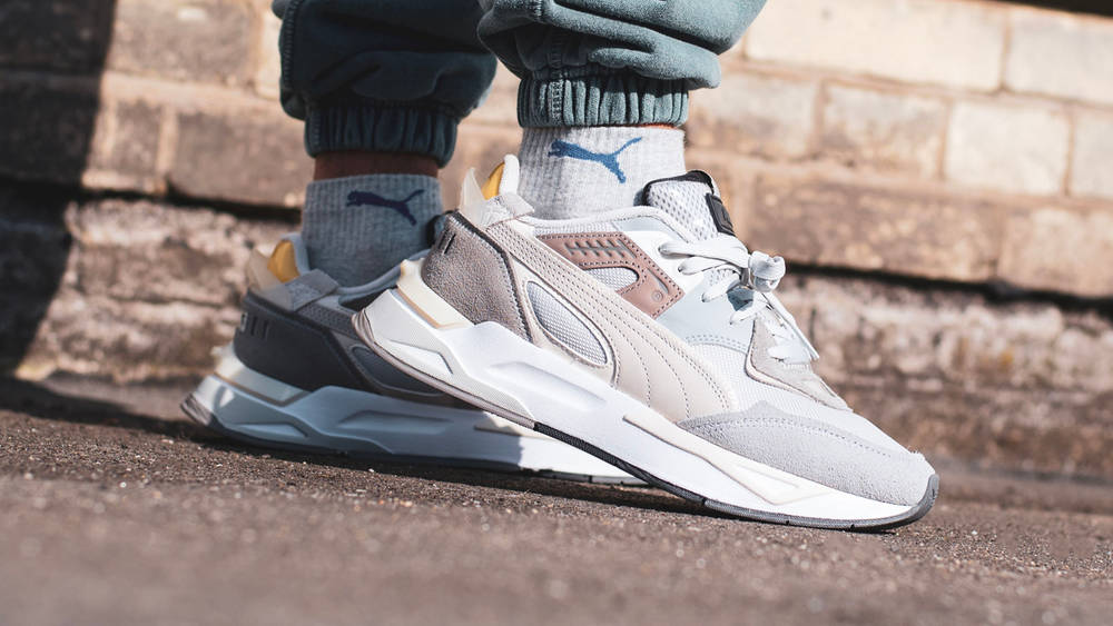 Image via The Sole Supplier PUMA Mirage Sport "Steel Grey"