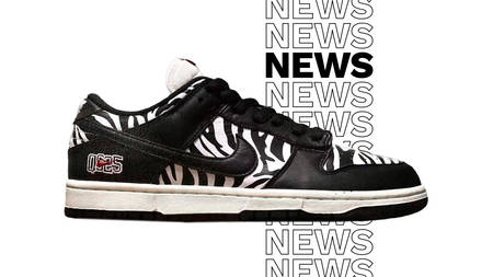 Head to the Woodlands in the Quartersnacks x Nike SB Dunk Low "Zebra" Head to the Woodlands in the Quartersnacks x Nike SB Dunk Low "Zebra"