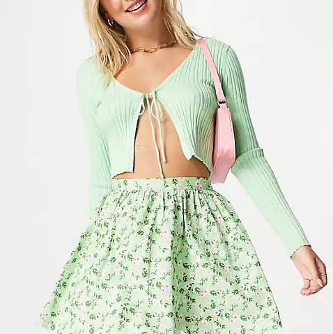 Reclaimed Vintage Inspired Ruched Detail Bralet