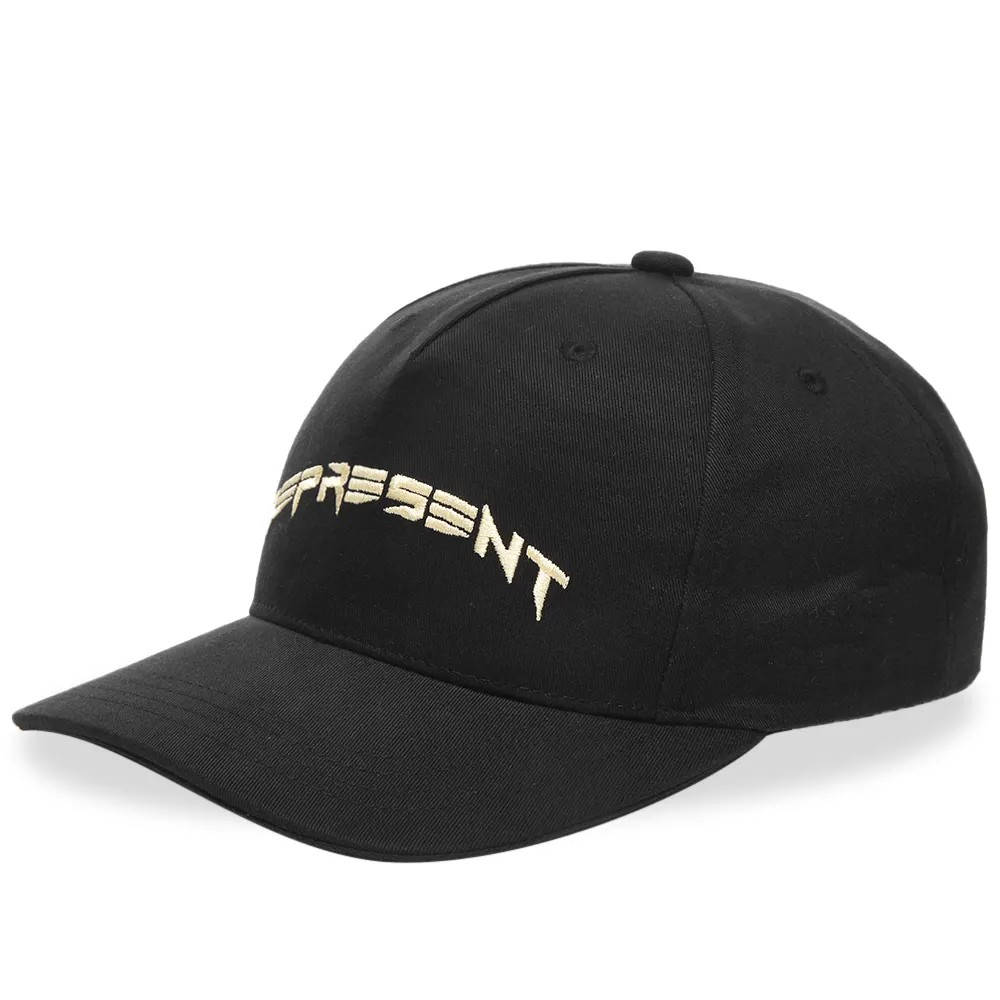 Represent Curve Logo Cap - Black | The Sole Supplier