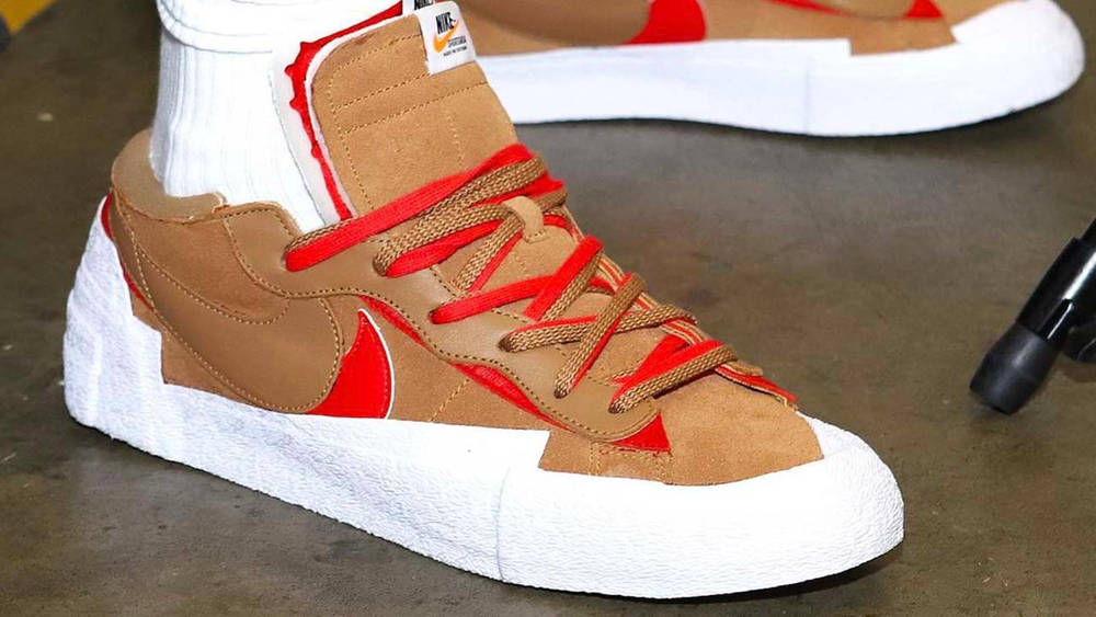 Image via nbakicks LeBron James Teases a Never-Before-Seen sacai x Nike Blazer Low
