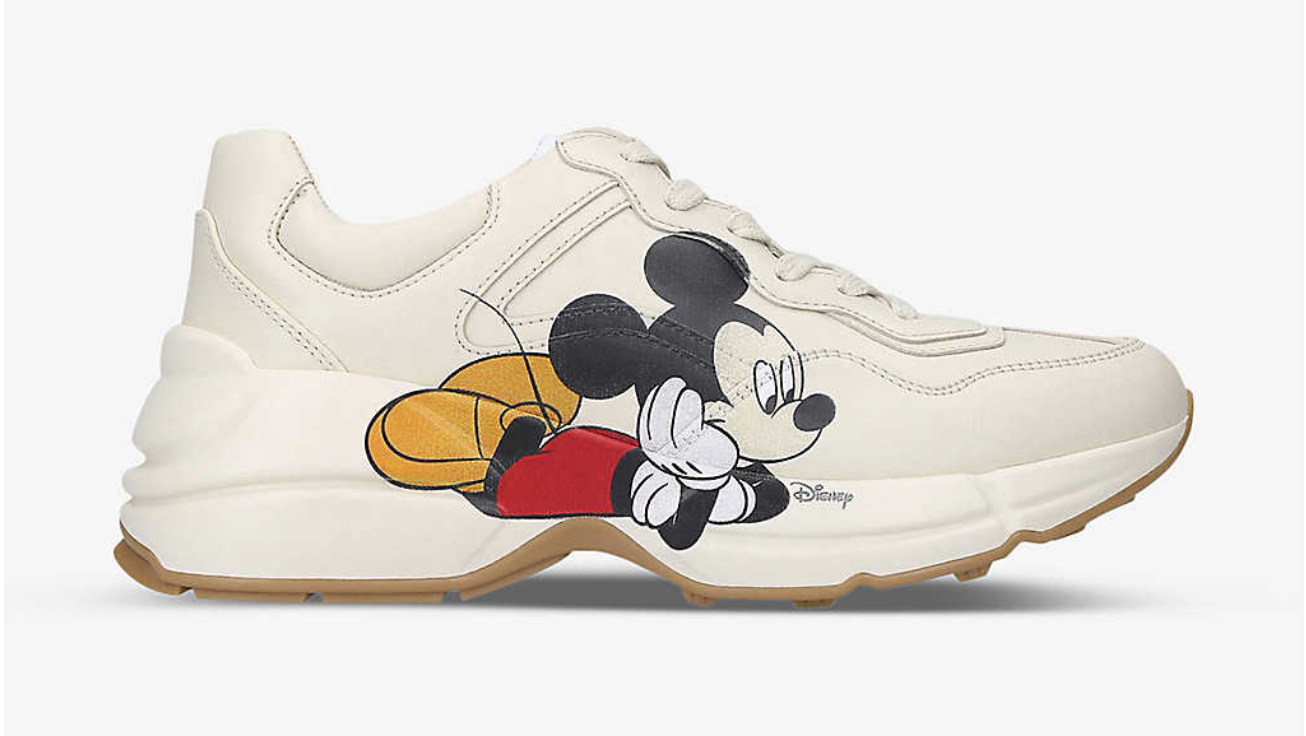 GUCCI X DISNEY RHYTON MICKEY TRAINERS