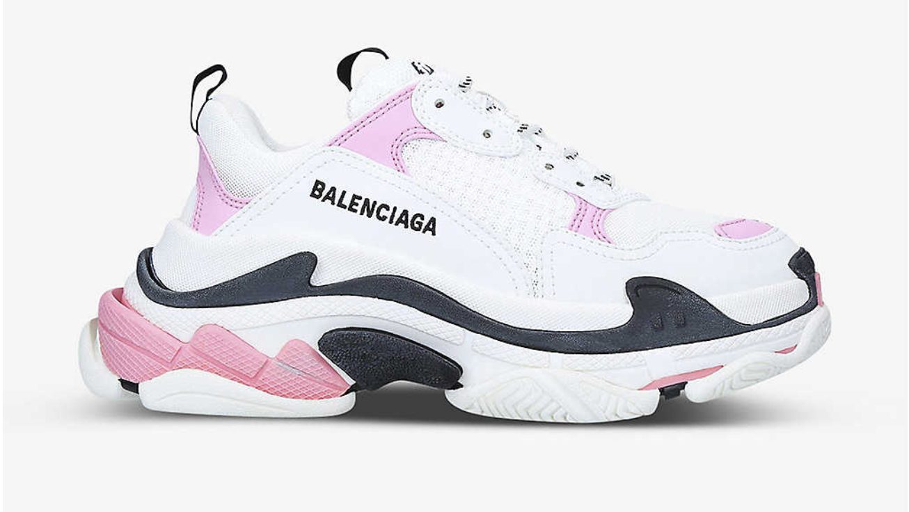BALENCIAGA TRIPLE S PINK/WHITE