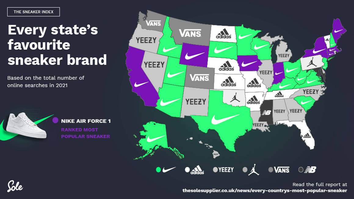 Every Country’s Most Popular Sneaker