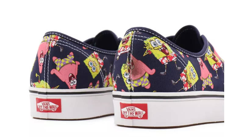 SpongeBob x Vans Authentic ComfyCush alohaBob Back
