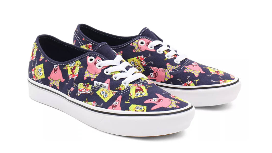 SpongeBob x Vans Authentic ComfyCush alohaBob Front