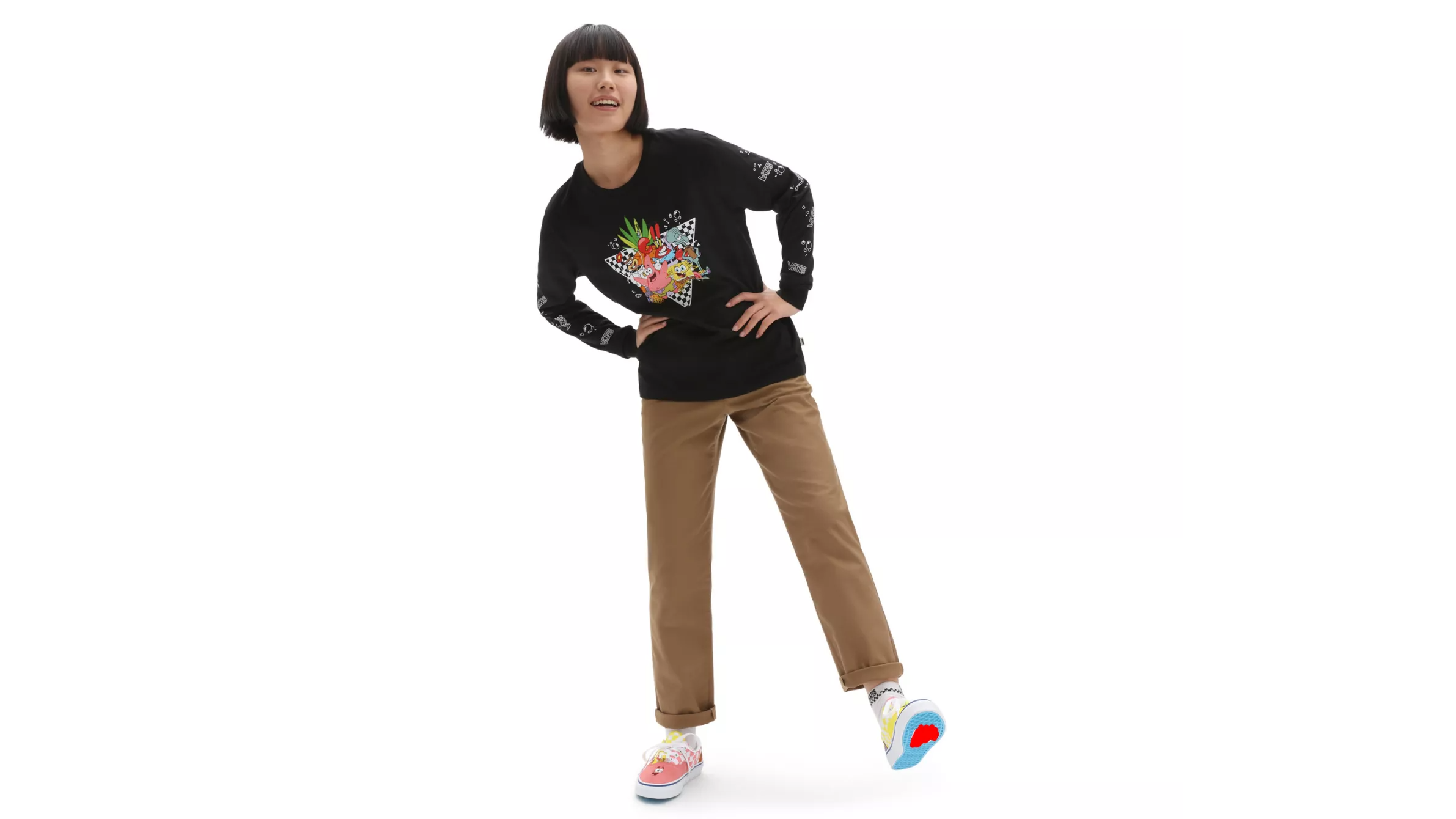 SpongeBob x Vans Bikini Bottom Long Sleeve T-Shirt