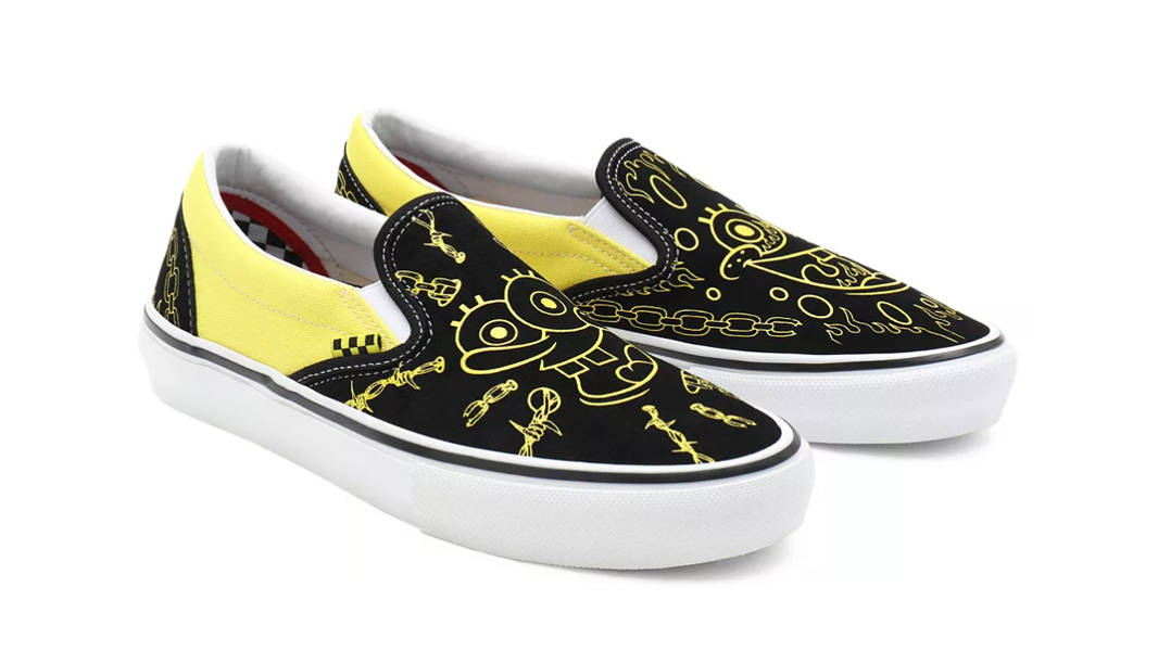 SpongeBob x Vans Slip-On Skate Gigliotti Front