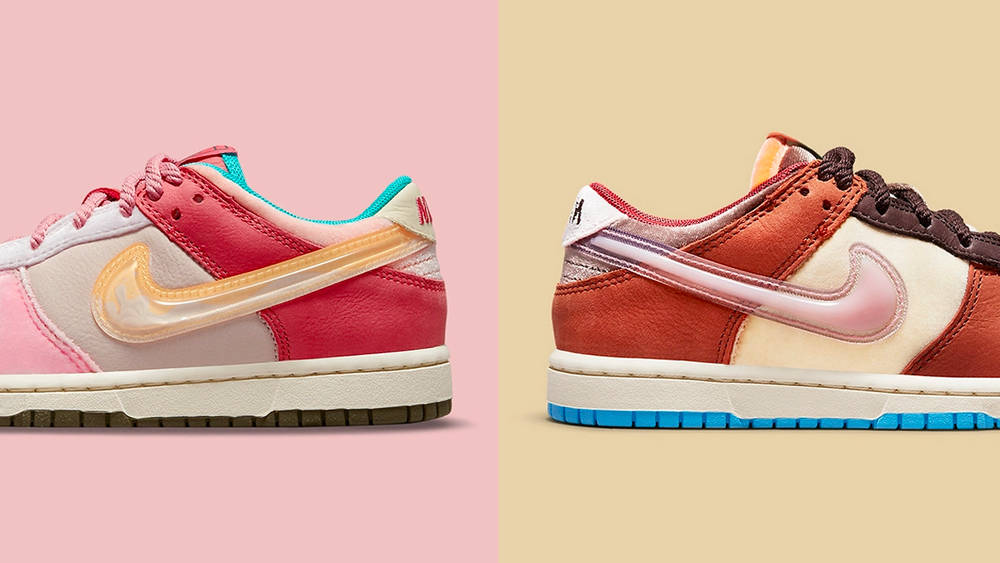 Image via Nike The Social Status x Nike Dunk Low Collab Is Inspired by School Milk Cartons
