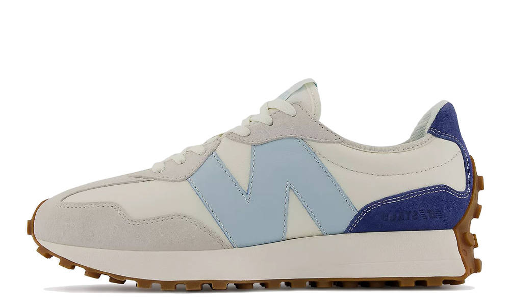 STAUD x New Balance 327 White Grey