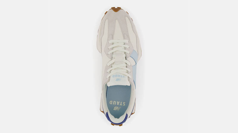 STAUD x New Balance 327 White Grey Middle