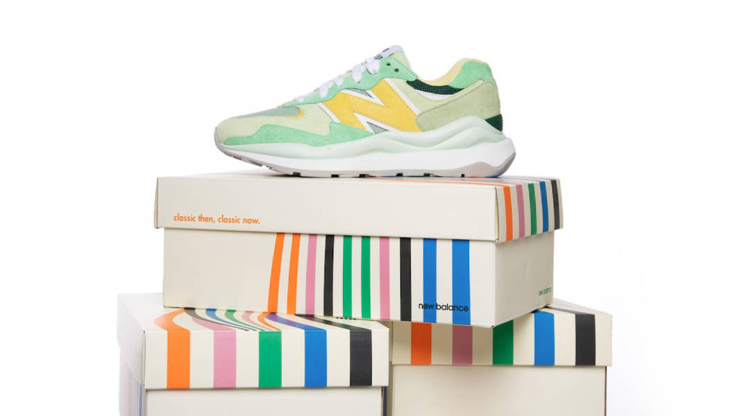 STAUD x New Balance 5740 Green Yellow Pack