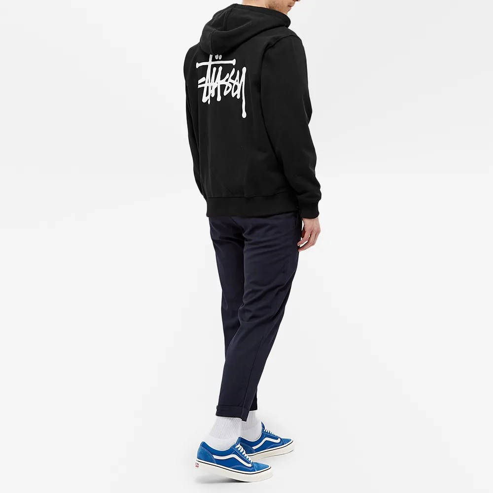 Stussy Basic Stussy Zip Hoodie - Black 