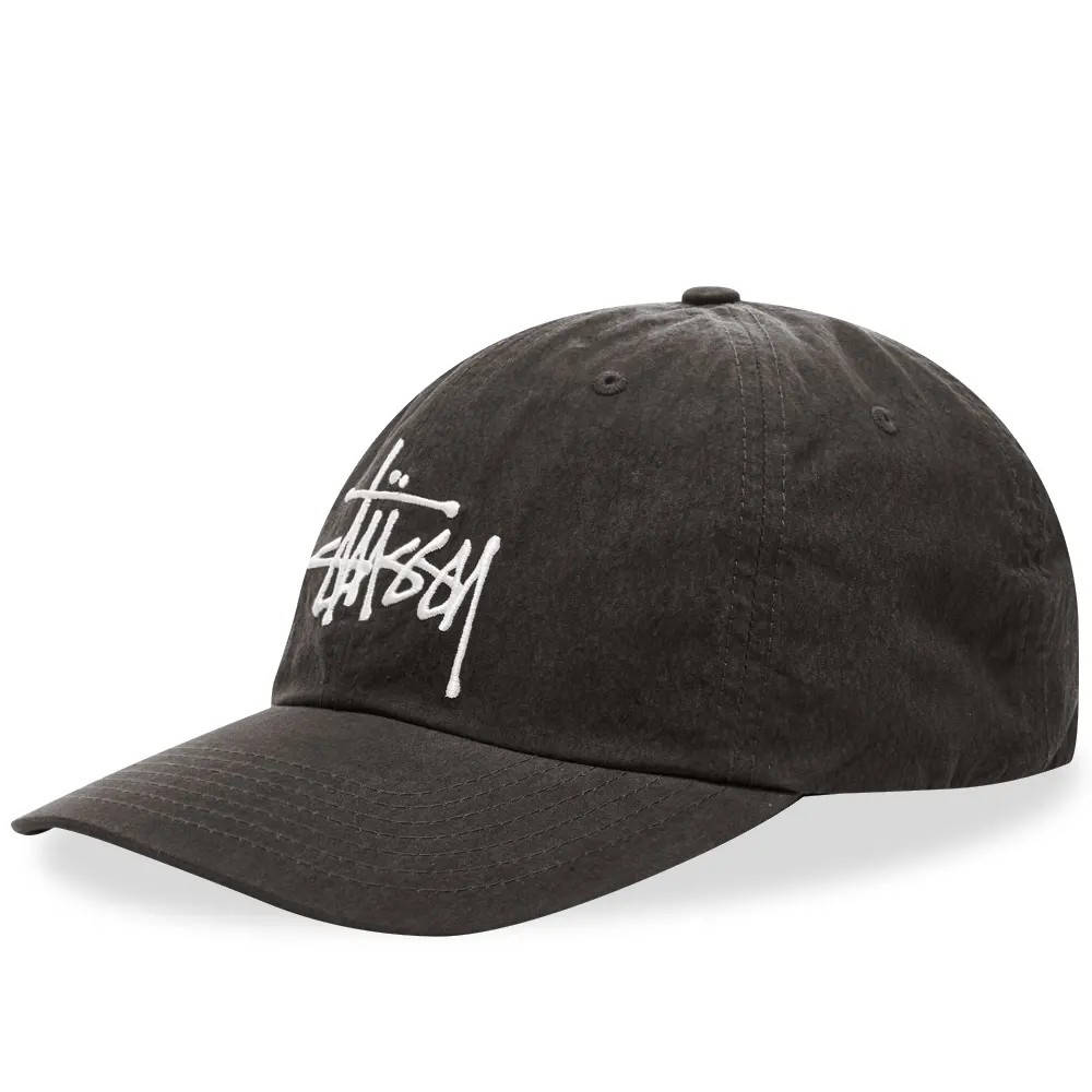 Stussy Big Logo Low Pro Cap - Charcoal | The Sole Supplier