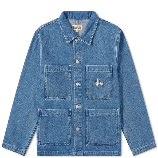 Stussy Denim Chore Jacket | Where To Buy | 115570-BLUE | The Sole Supplier