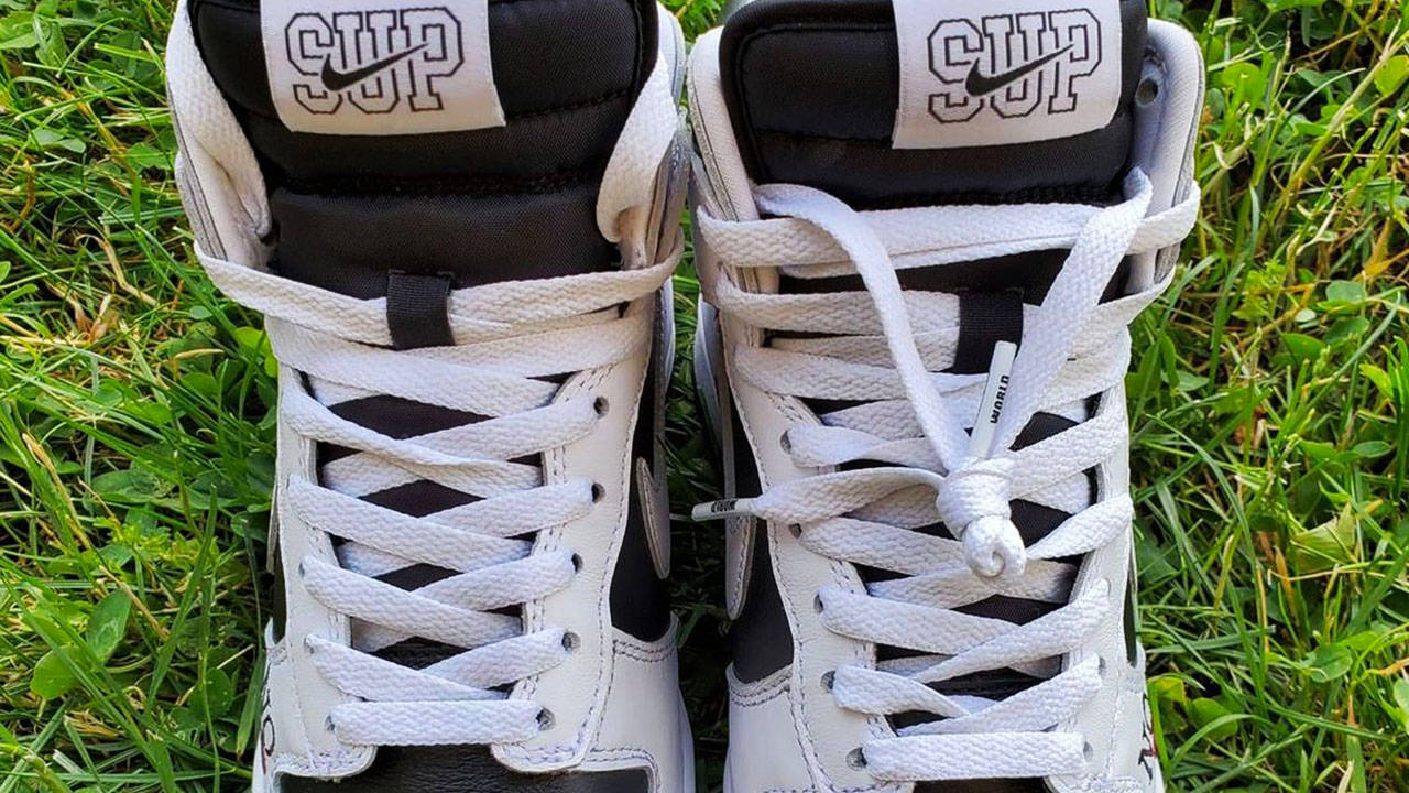 Supreme x Nike SB Dunk High "By Any Means"