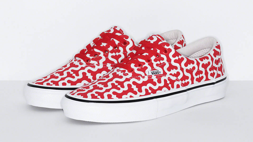 Supreme x Vans Skate Era Red Front