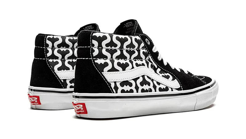Supreme x Vans Skate Grosso Mid Black VN0A5KS15XH Back