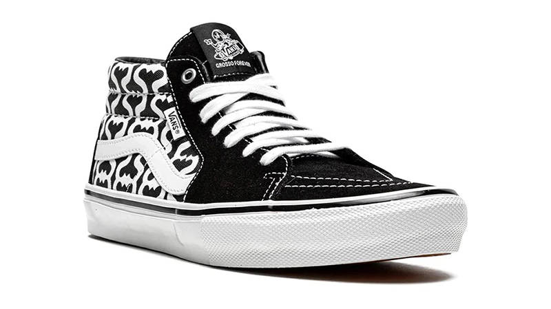 Supreme x Vans Skate Grosso Mid Black VN0A5KS15XH Front