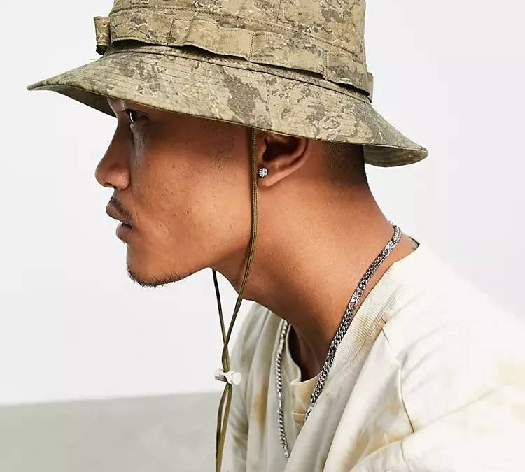 north face bucket hat with string