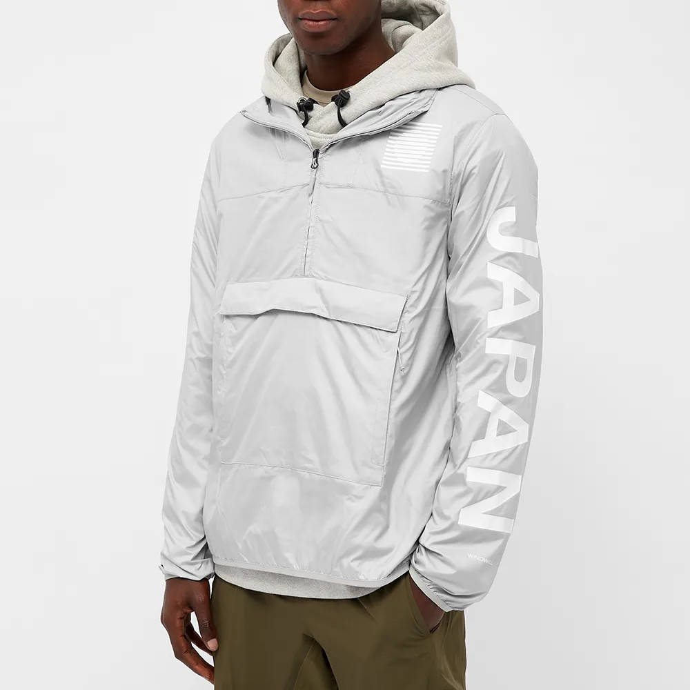 The North Face International Japan Anorak Jacket Grey Front