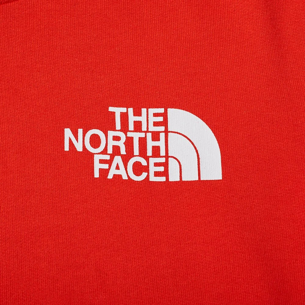 The North Face International Popover Austria Graphic Hoodie Red Detail